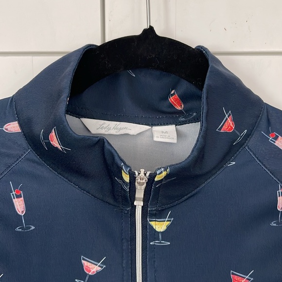 Lady Hagen Pickleball 3/4 zip long sleeve shirt…cocktail time! - Picture 5 of 5
